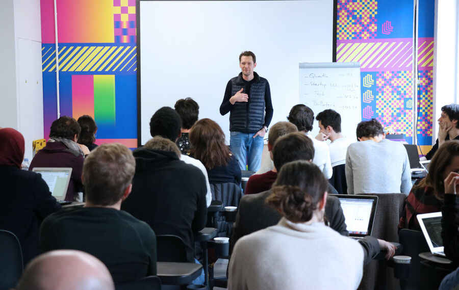Rencontre avec Quentin Decock lors du bootcamp, le référent technique du LLL