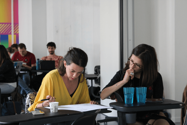Elise Lalique et Bénédicte Pachod, du défi Social Connect (CGET)