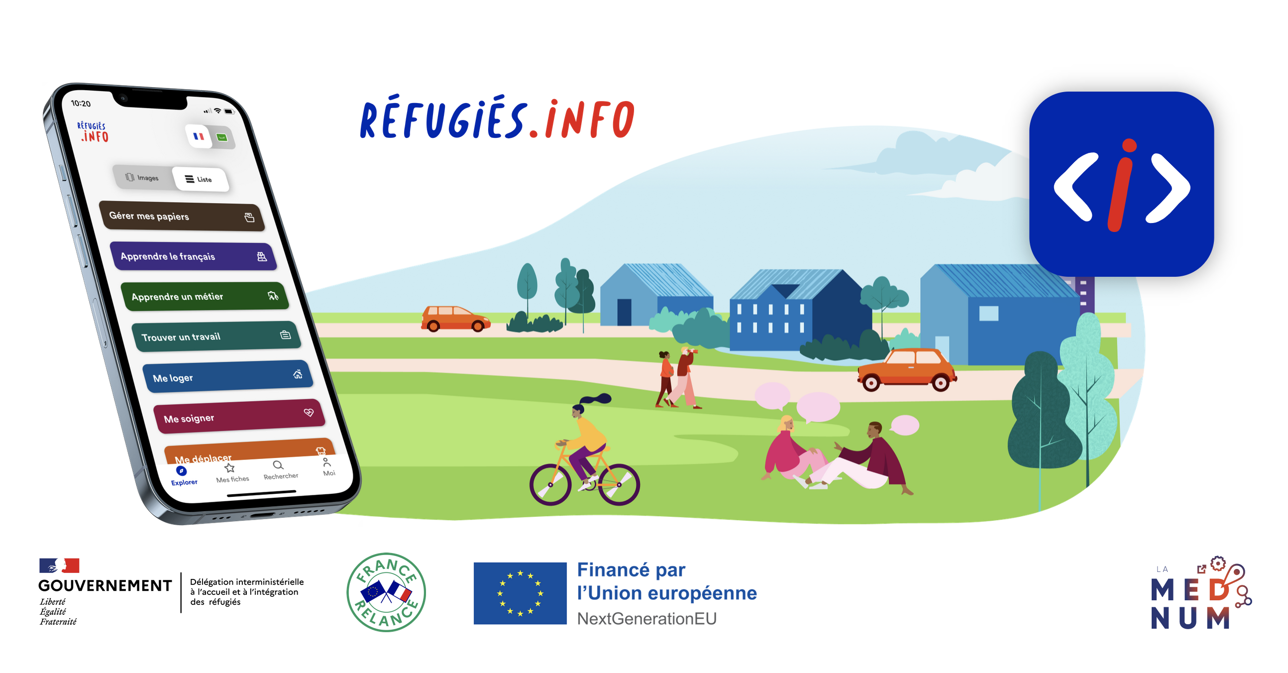 L’information simple et traduite pour les personnes réfugiées en France